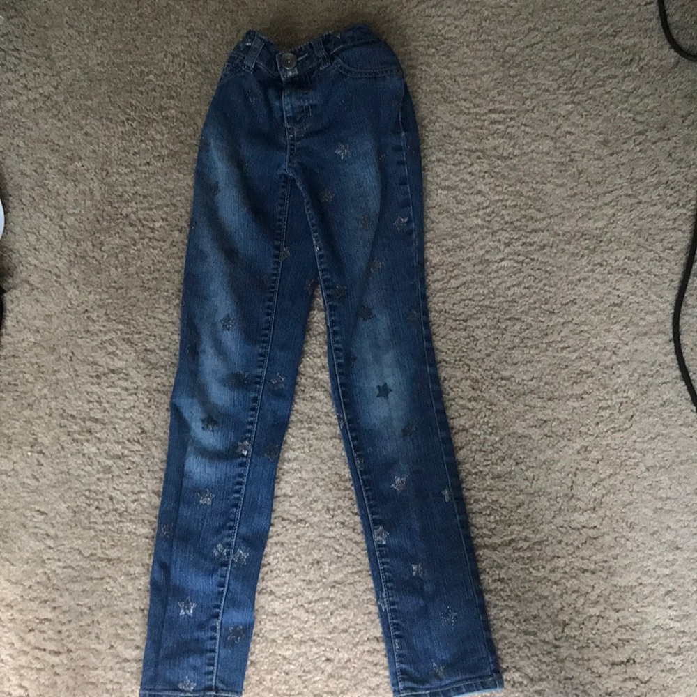 Little girl blue jeans 👖